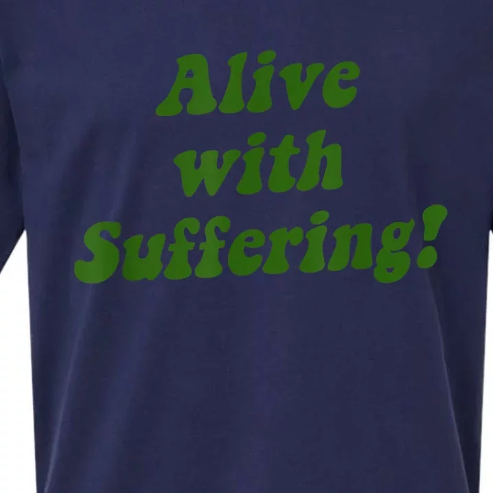 Alive With Suffering Sueded Cloud Jersey T-Shirt