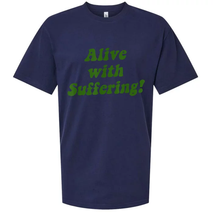 Alive With Suffering Sueded Cloud Jersey T-Shirt