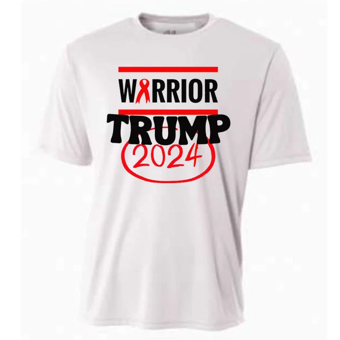 Awesome Warrior Trump 2024 Gift Cooling Performance Crew T-Shirt