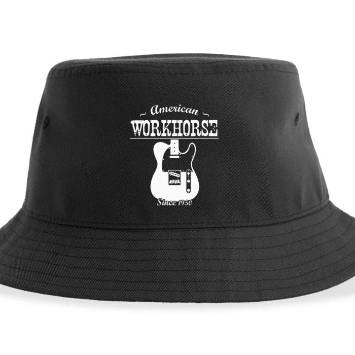 American Workhorse Telecaster Since 1950 Guitar Sustainable Bucket Hat