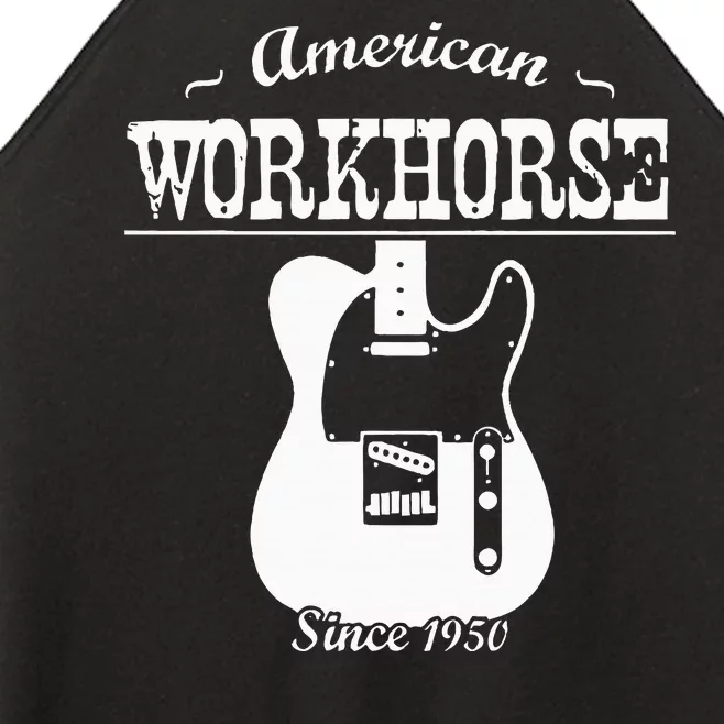 American Workhorse Telecaster Since 1950 Guitar Women’s Perfect Tri Rocker Tank