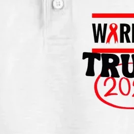 Awesome Warrior Trump 2024 Gift Dry Zone Grid Performance Polo