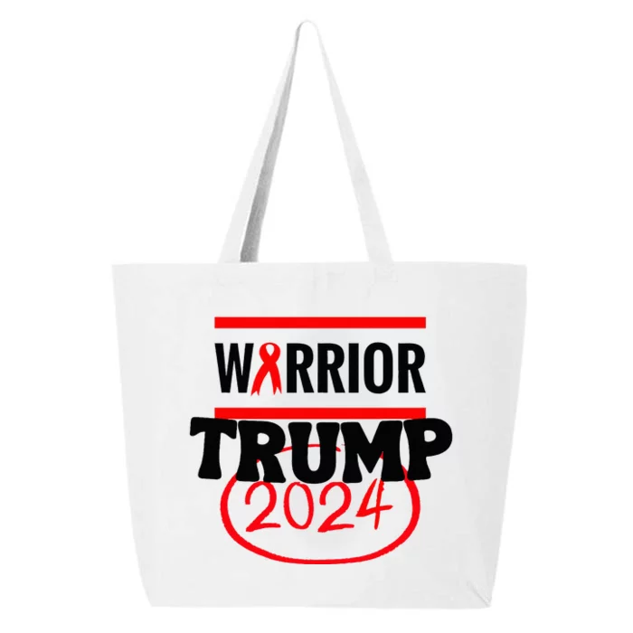 Awesome Warrior Trump 2024 Gift 25L Jumbo Tote