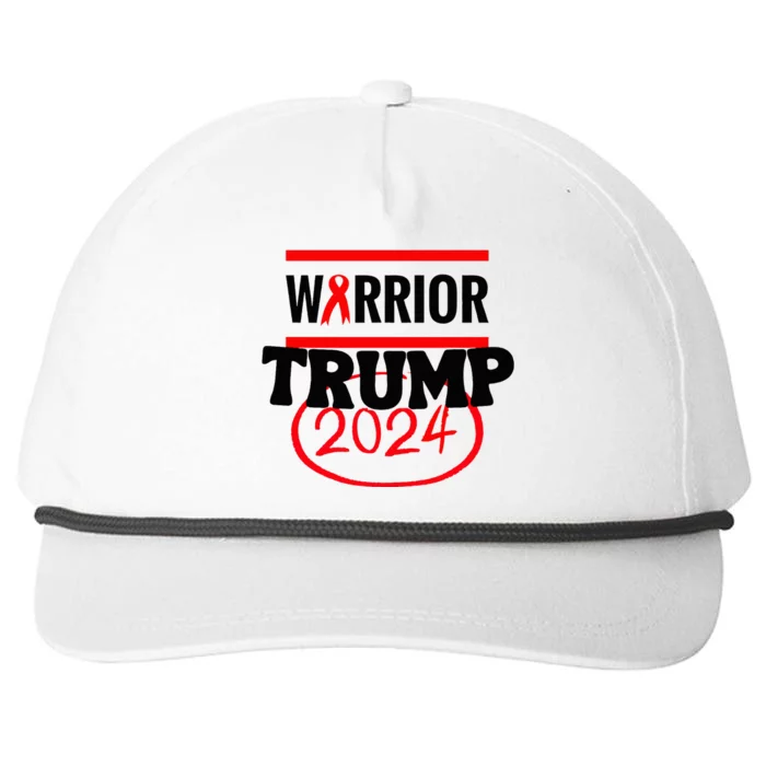 Awesome Warrior Trump 2024 Gift Snapback Five-Panel Rope Hat