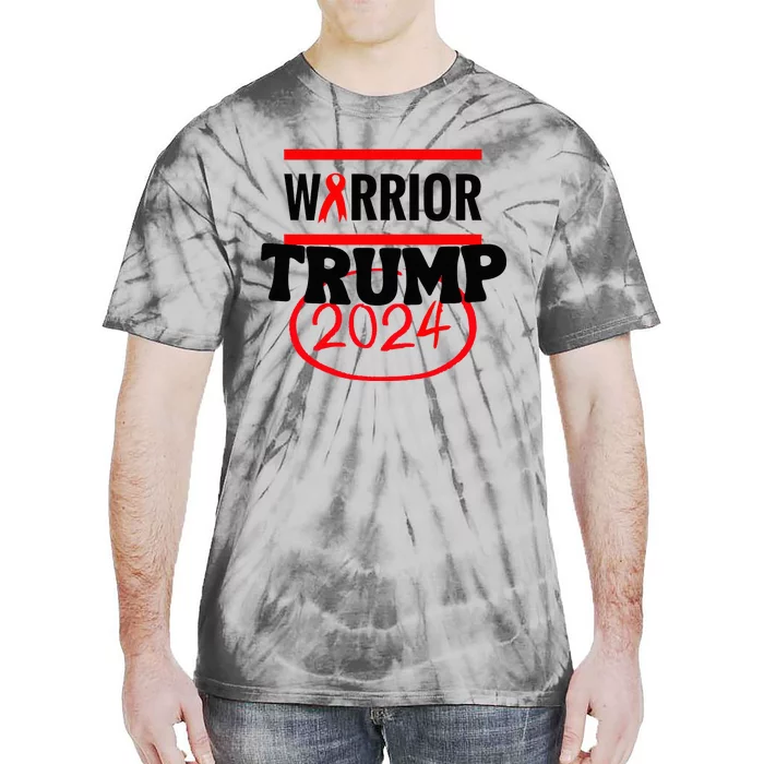 Awesome Warrior Trump 2024 Gift Tie-Dye T-Shirt