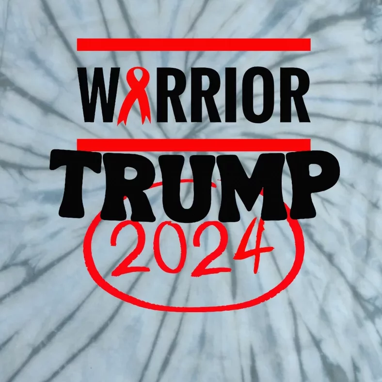 Awesome Warrior Trump 2024 Gift Tie-Dye T-Shirt