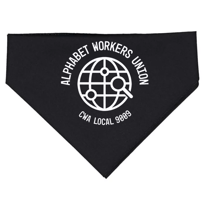 Alphabet Workers Union USA-Made Doggie Bandana