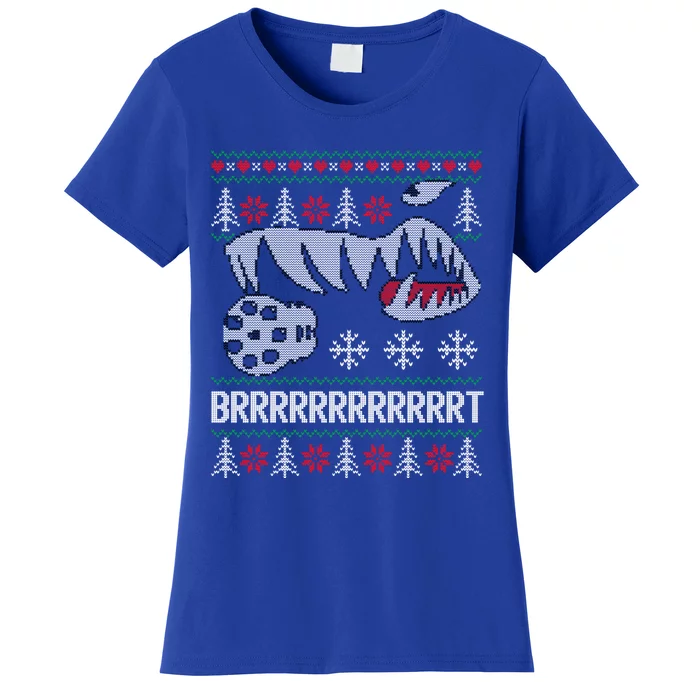 A10 Warthog Ugly Xmas Sweater Style Fighter Jet Usaf Gift Women's T-Shirt