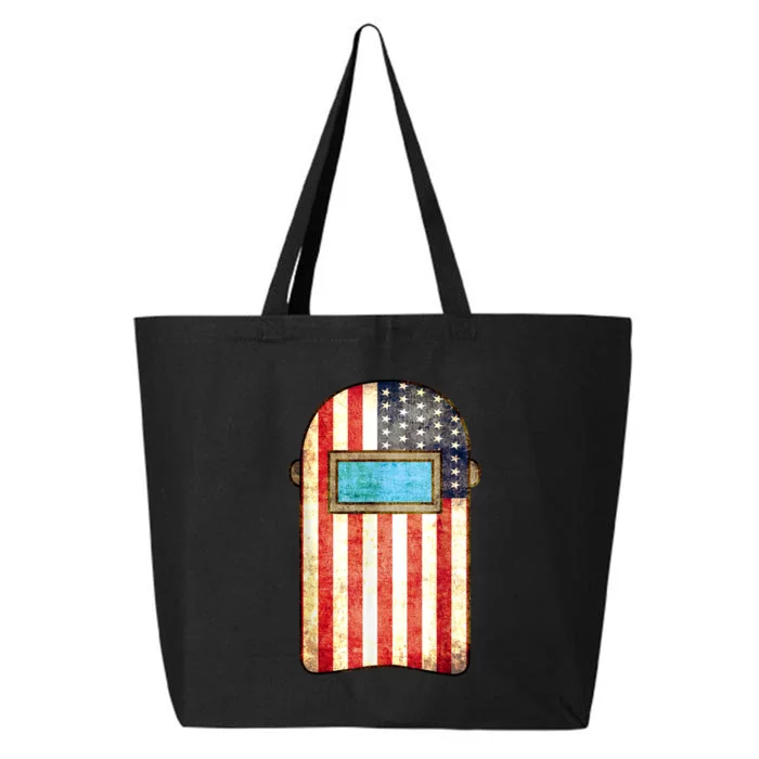 American Welder | US Flag Welding Hood Gift 25L Jumbo Tote