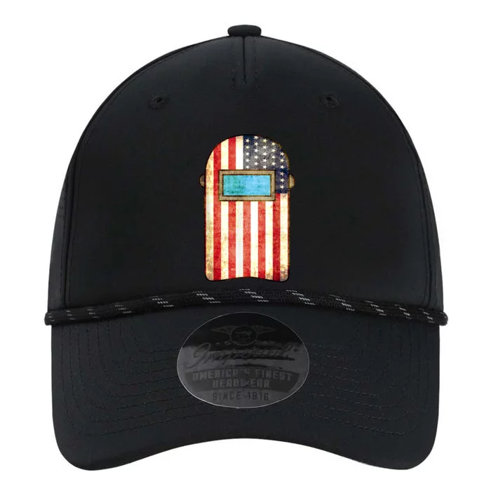 American Welder | US Flag Welding Hood Gift Performance The Dyno Cap