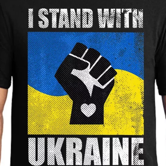 Against War Ukraine I Ukraine Flag I Stand With Ukraine Pajama Set