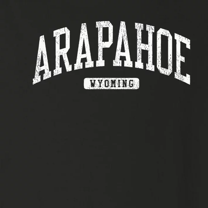 Arapahoe Wyoming Wy College University Style Toddler Long Sleeve Shirt