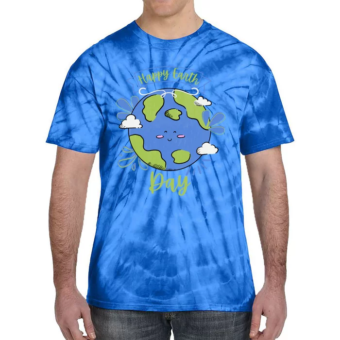 A Wonderful World Earth Day 2024 Great Gift Tie-Dye T-Shirt