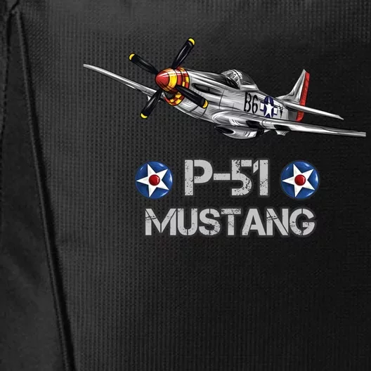 American World War 2 Pgreat Gift51 Mustang Fighter Airplane Funny Gift City Backpack