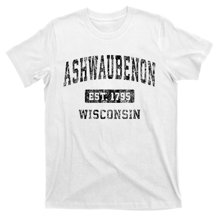 Ashwaubenon Wisconsin Wi Vintage Sports Design T-Shirt