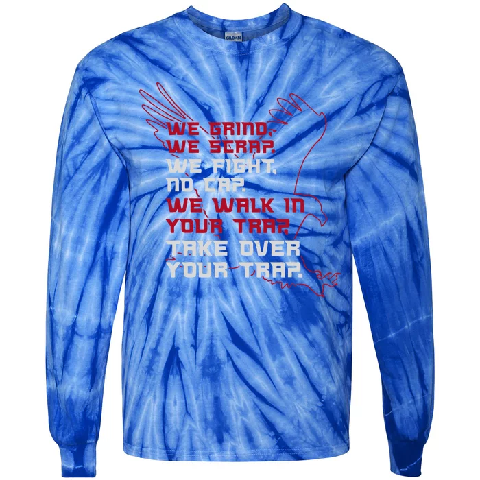 Atlanta We Walk In Your Trap Take Over Tie-Dye Long Sleeve Shirt