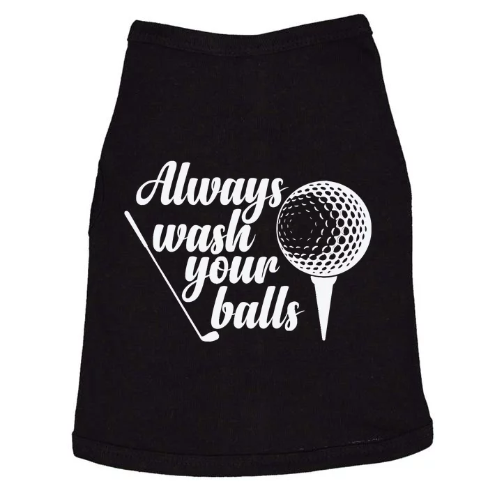 Always Wash Your Balls Golf Trendsport Doggie Tank