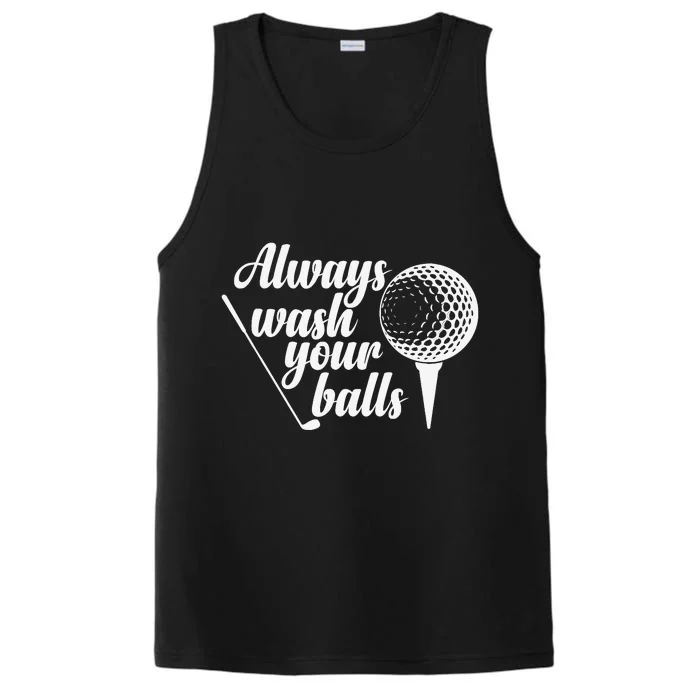 Always Wash Your Balls Golf Trendsport Performance Tank