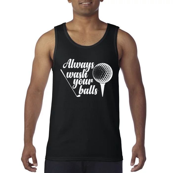 Always Wash Your Balls Golf Trendsport Tank Top