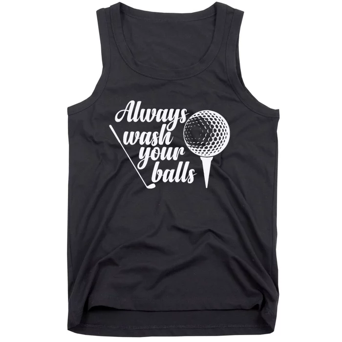 Always Wash Your Balls Golf Trendsport Tank Top