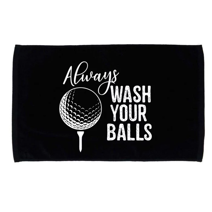 Always Wash Your Balls Golf Microfiber Hand Towel