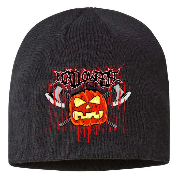 Axe Halloween Pumpkin 8 1/2in Sustainable Knit Beanie