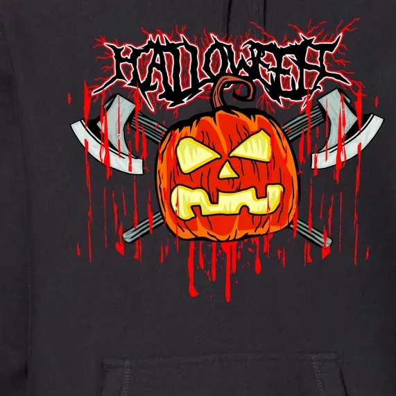 Axe Halloween Pumpkin Premium Hoodie