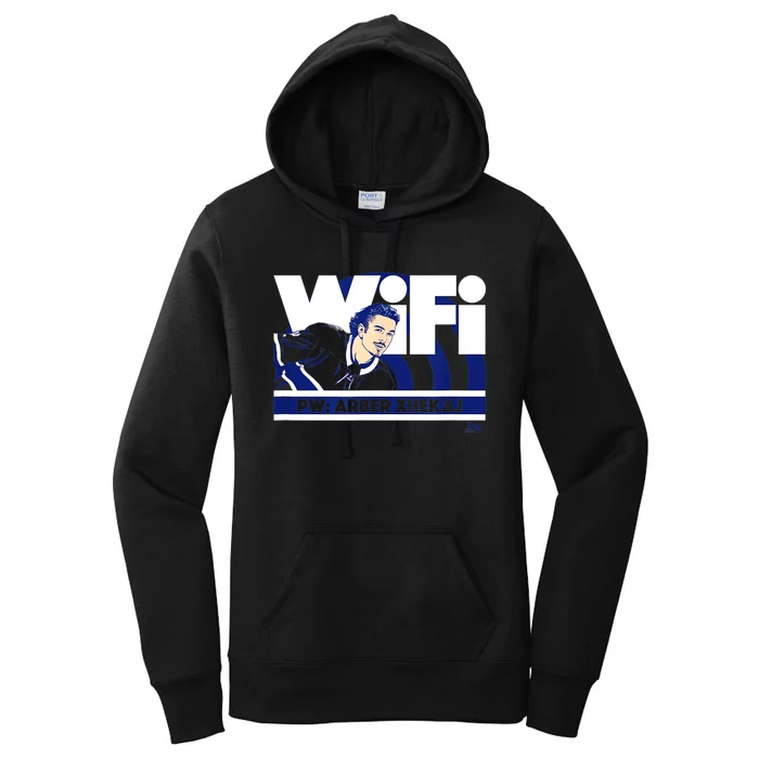 Arber Xhekaj Wifi Montreal Hockey Women's Pullover Hoodie