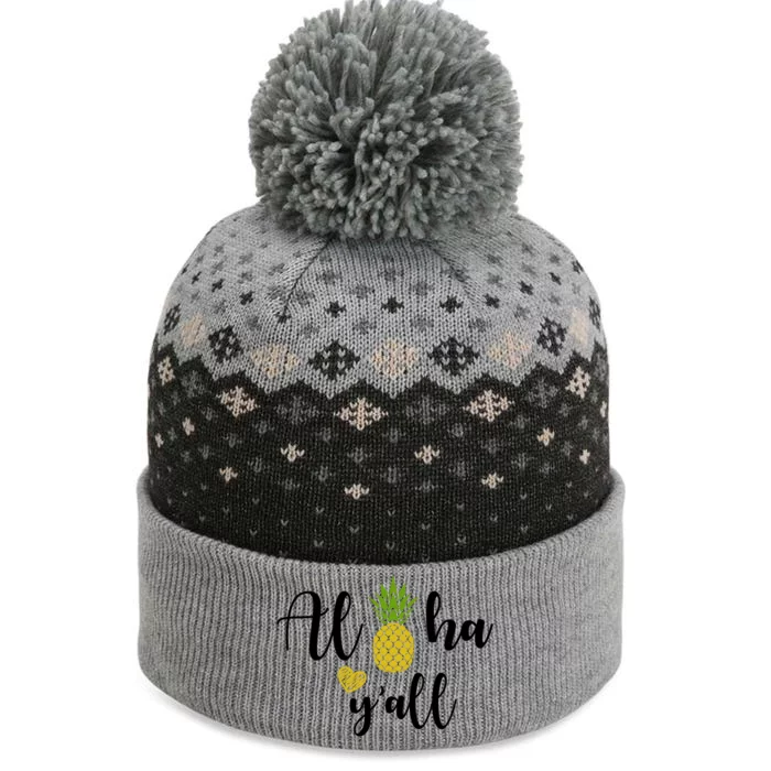 Aloha Y'all The Baniff Cuffed Pom Beanie