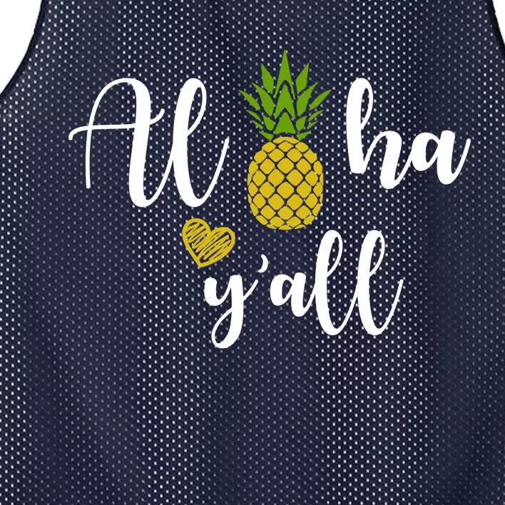 Aloha Y'all Mesh Reversible Basketball Jersey Tank