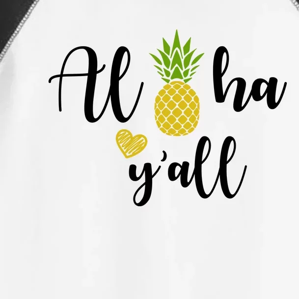 Aloha Y'all Toddler Fine Jersey T-Shirt