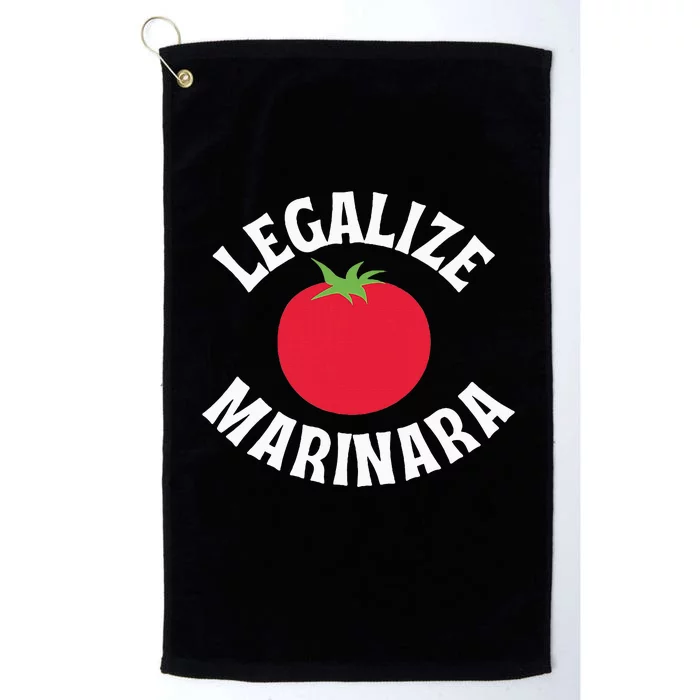 Are You A Marinara Lover Platinum Collection Golf Towel