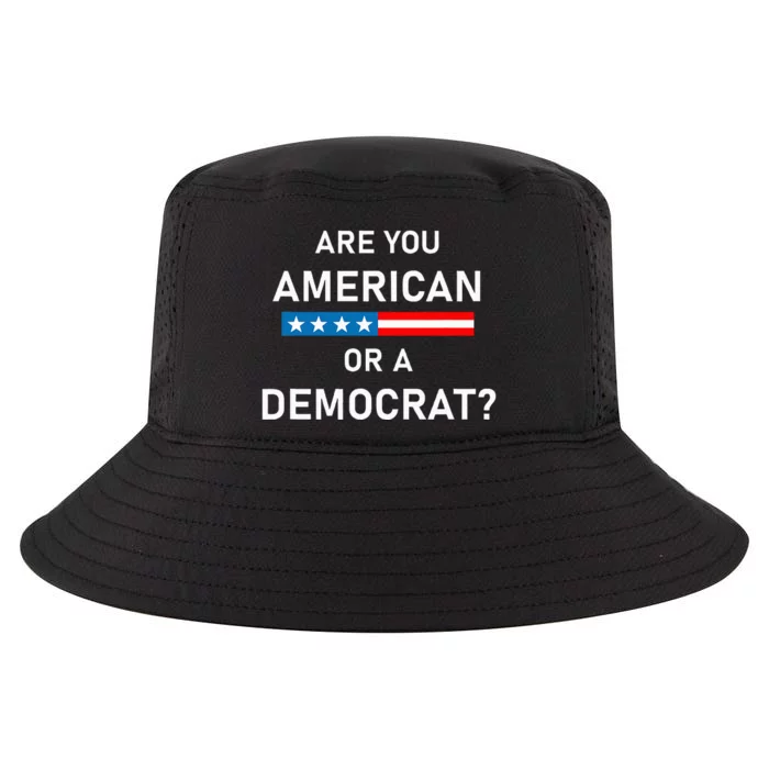 Are You American Or Democrat Cool Comfort Performance Bucket Hat