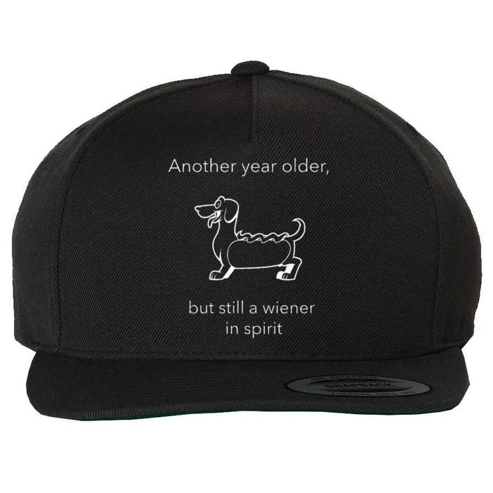 Another Year Wool Snapback Cap