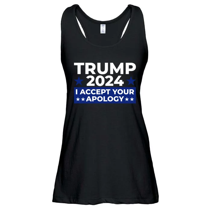 Accept Your Apology 2024 Statement Ladies Essential Flowy Tank