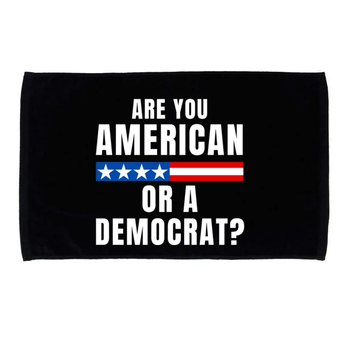 Are You American Or Democrat? Microfiber Hand Towel