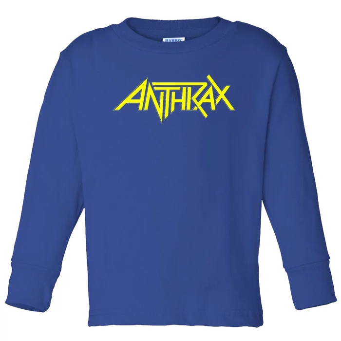 Anthrax Yellow Toddler Long Sleeve Shirt