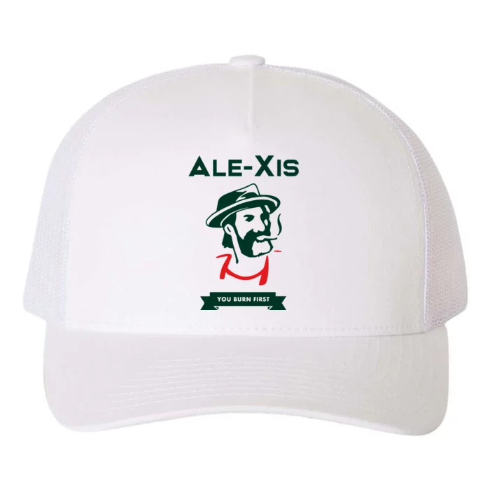 Alexis You Burn First Yupoong Adult 5-Panel Trucker Hat