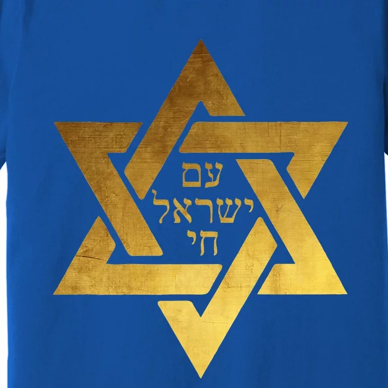 Am Yisrael Chai Star of David Premium T-Shirt