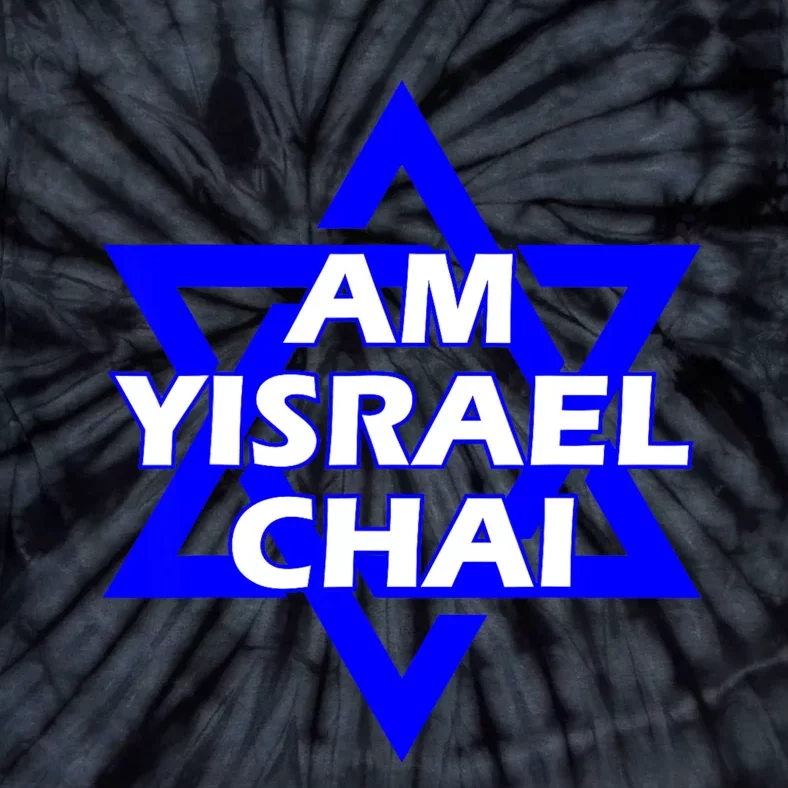 Am Yisrael Chai Israel Star Of David Tie-Dye T-Shirt