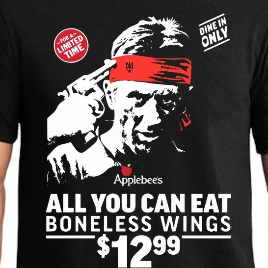 All You Can Eat Boneless Wings Pajama Set