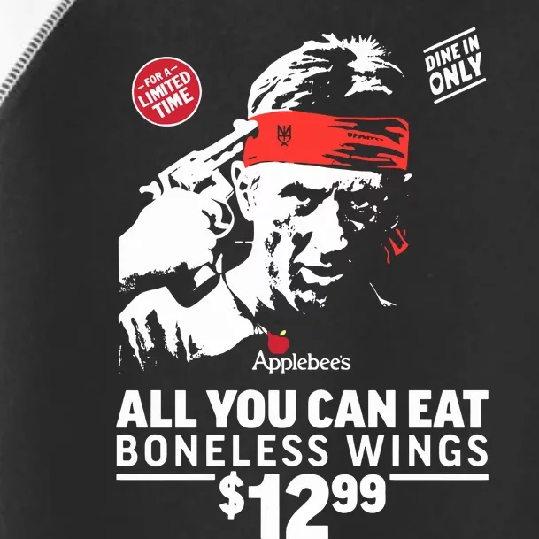 All You Can Eat Boneless Wings Toddler Fine Jersey T-Shirt