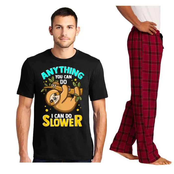 Anything You Can Do I Can Do Slower Sloth Pajama Set