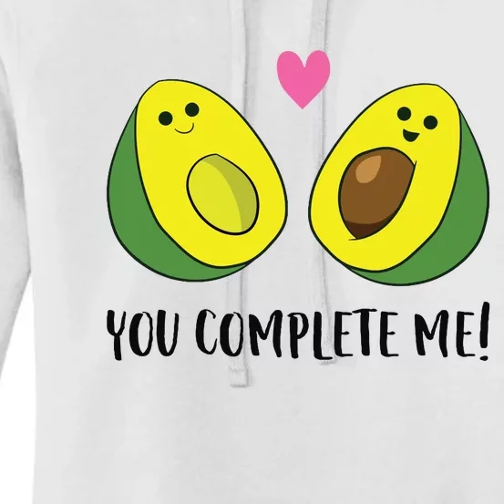 Avocado You Complete Me Avocado Women's Pullover Hoodie