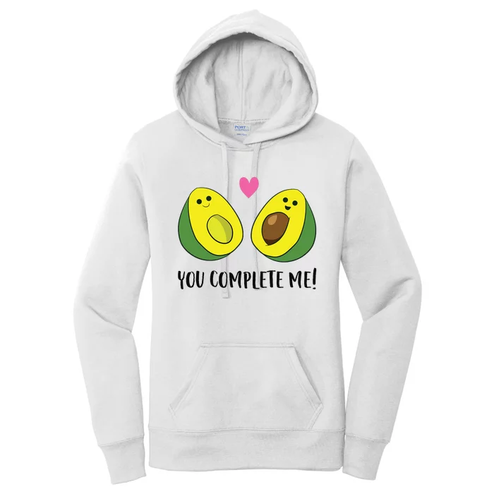 Avocado You Complete Me Avocado Women's Pullover Hoodie