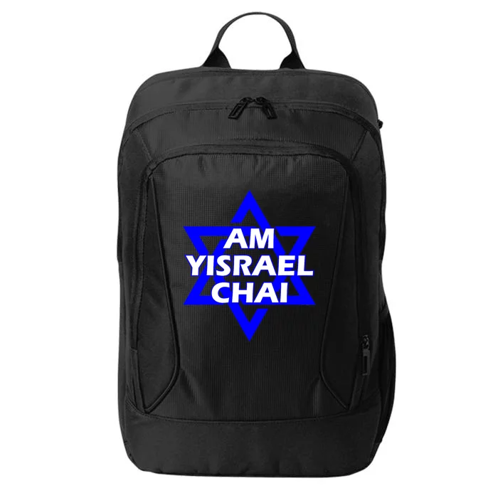 Am Yisrael Chai Israel Star Of David City Backpack