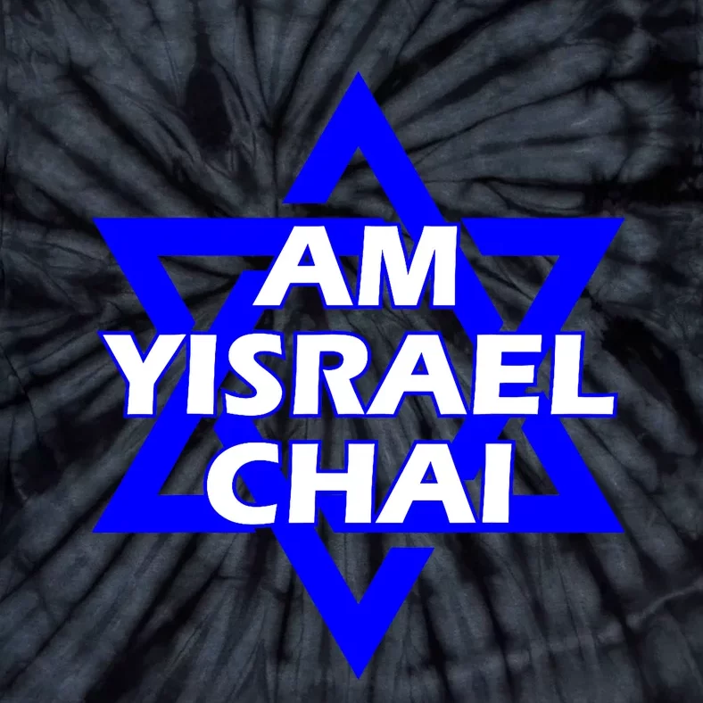 Am Yisrael Chai Israel Star Of David Tie-Dye T-Shirt