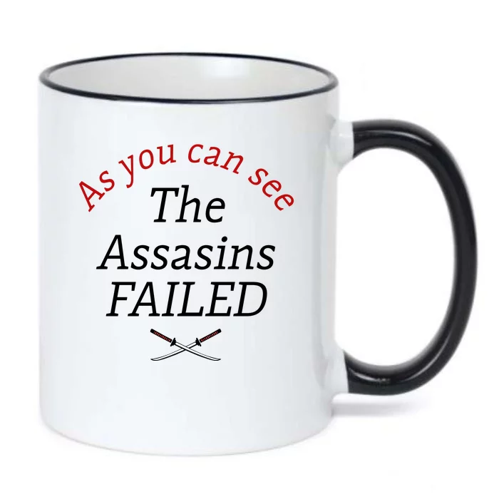 As You Can See The Assassins Failed Black Color Changing Mug