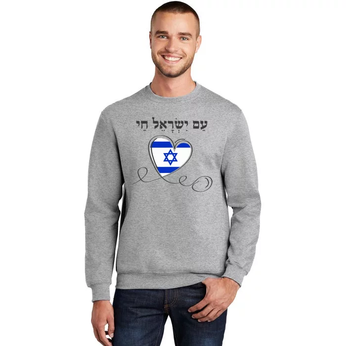 Am Yisrael Chai Israel Star of David Sweatshirt