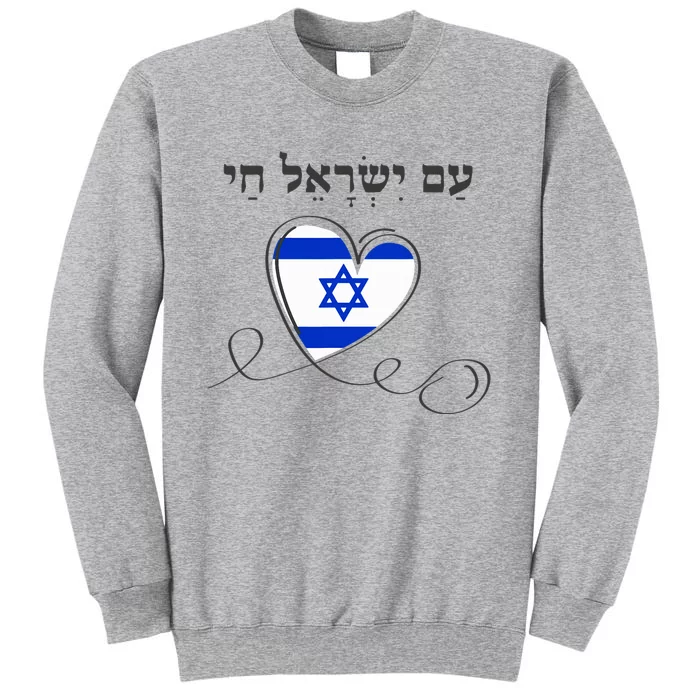 Am Yisrael Chai Israel Star of David Sweatshirt